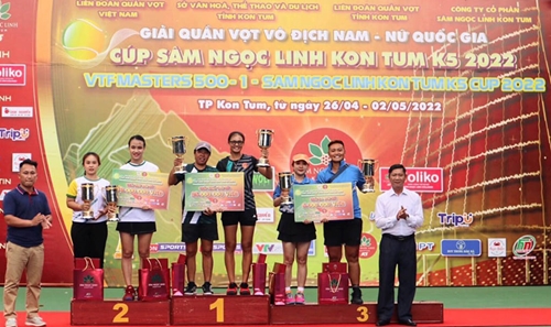 Văn Phương, Minh Trang vô địch giải quần vợt nam-nữ quốc gia